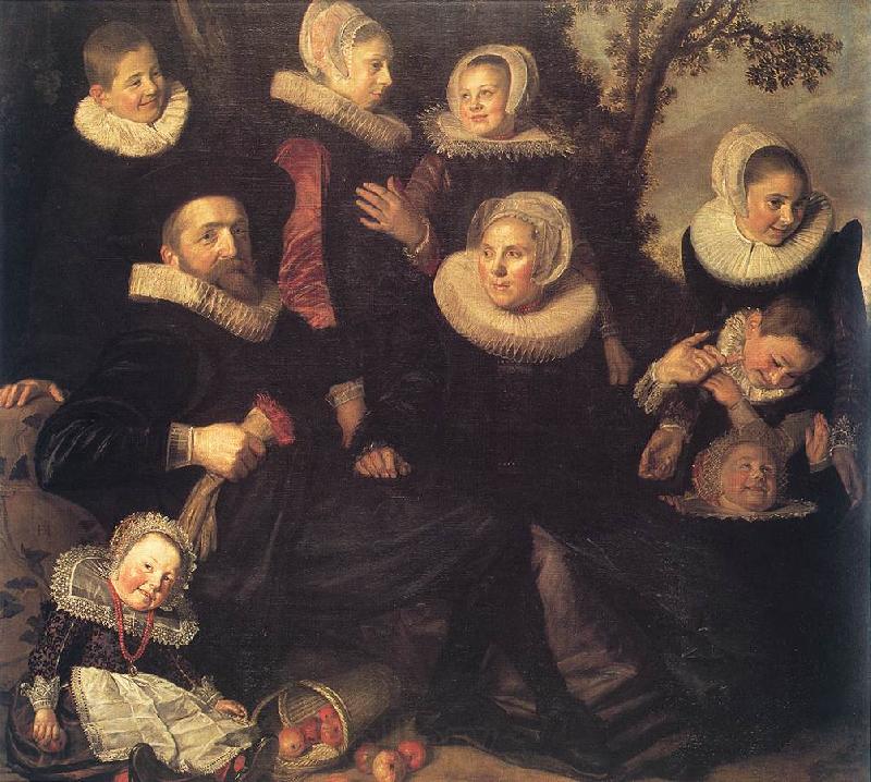 HALS, Frans Family Portrait in a Landscape Germany oil painting art